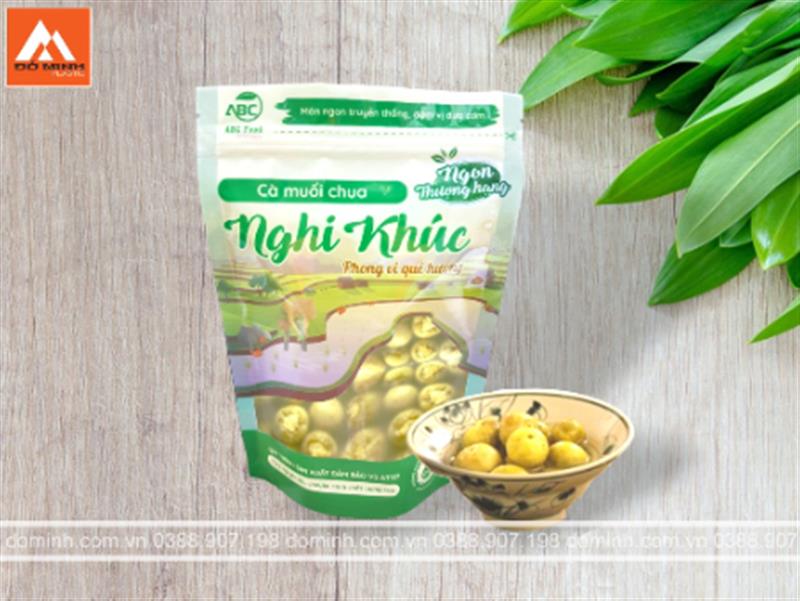 Bao bì túi đựng cà muối chua