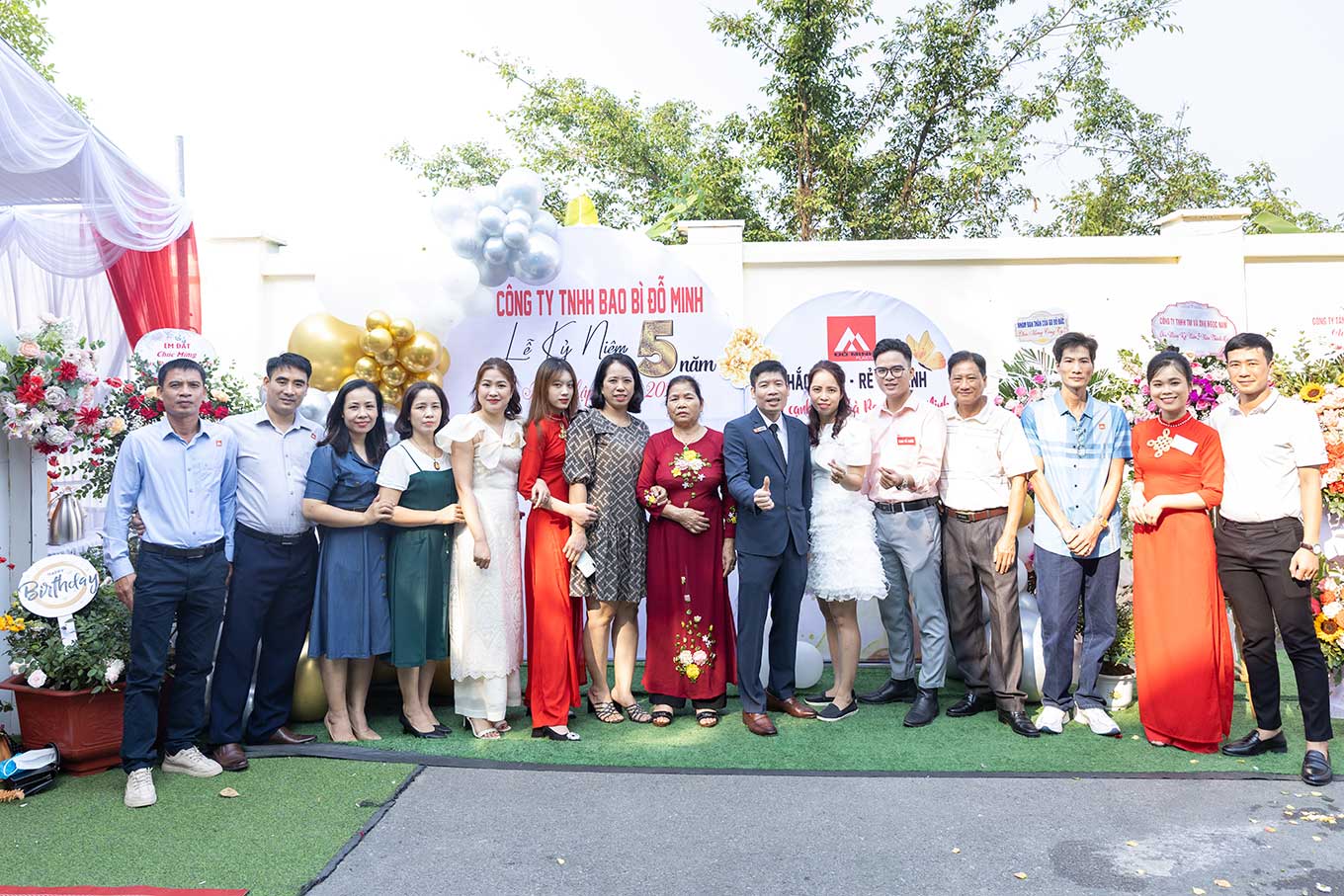 Lễ kỉ niệm 5 năm ngày thành lập Công ty TNHH Bao Bì Đỗ Minh