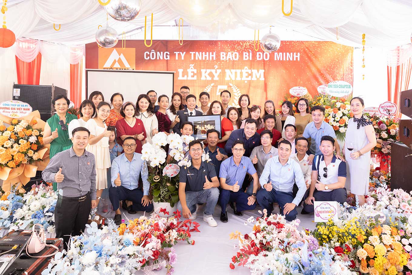 Lễ kỉ niệm 5 năm ngày thành lập Công ty TNHH Bao Bì Đỗ Minh